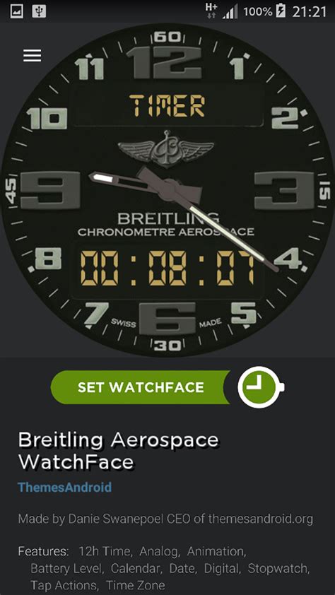 breitling watch face for android|breitling watch face download.